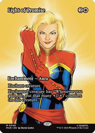 Light of Promise (Borderless) 46 Mythic Marvel Universe Eternal-Legal NM/M