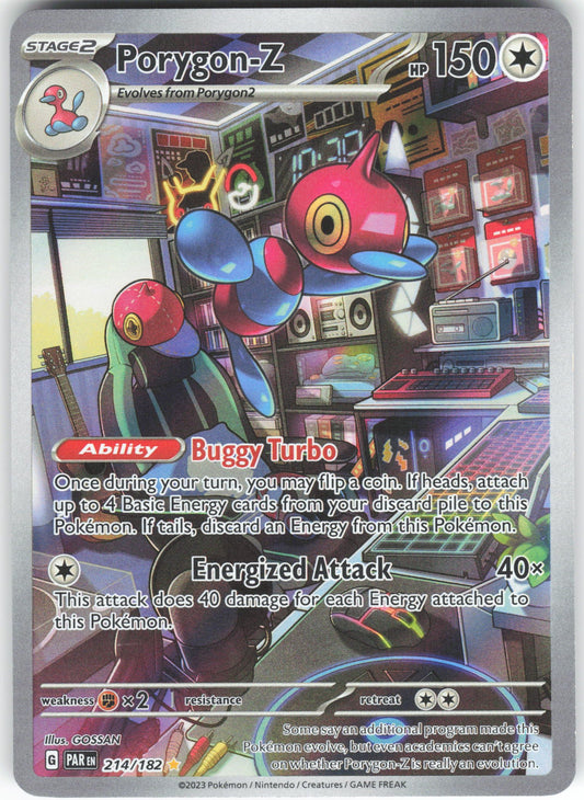Porygon-Z Illustration Rare SV04: Paradox Rift 214/182 NM