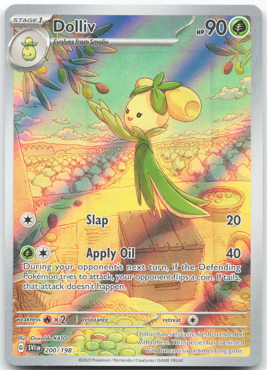 Dolliv - Illustration Rare SV01: Scarlet & Violet Base Set 200/198 NM