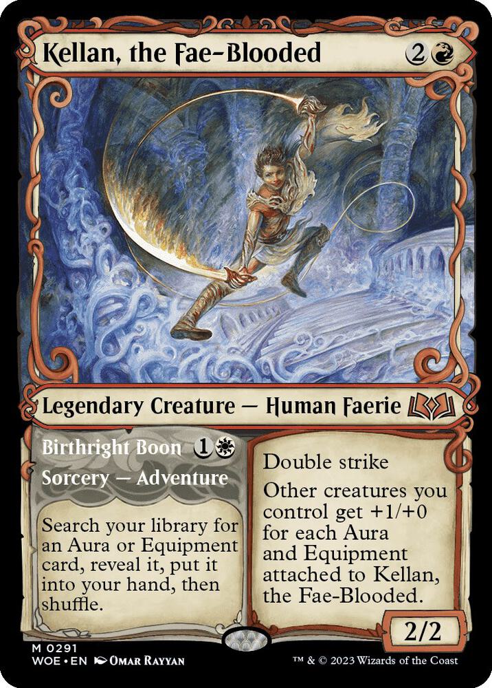 Kellan, the Fae-Blooded (Showcase) 291 Mythic Wilds of Eldraine NM/M
