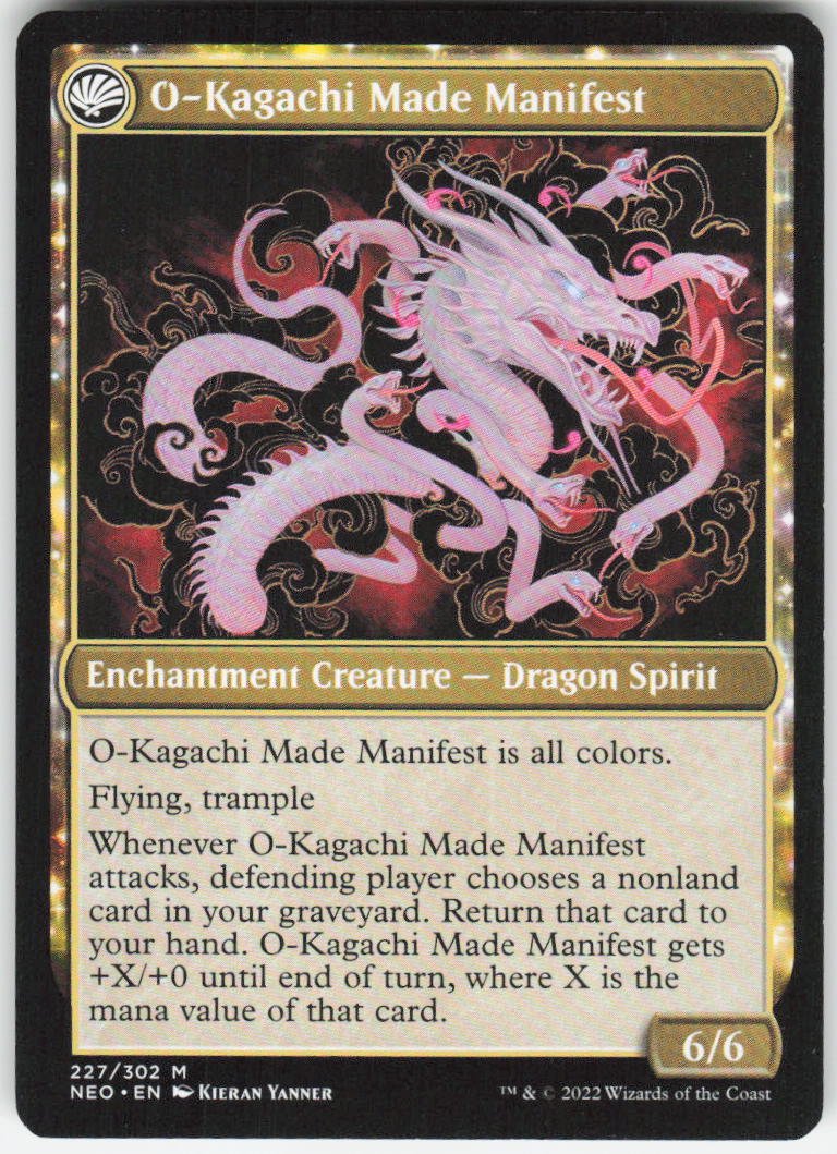 The Kami War M Kamigawa: Neon Dynasty 227 NM (Back)