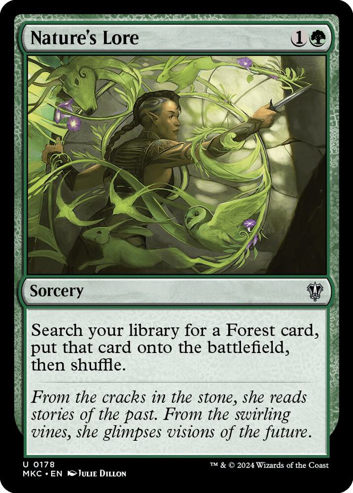 Nature's Lore 178 Uncommon Commander: Murders at Karlov Manor NM/M