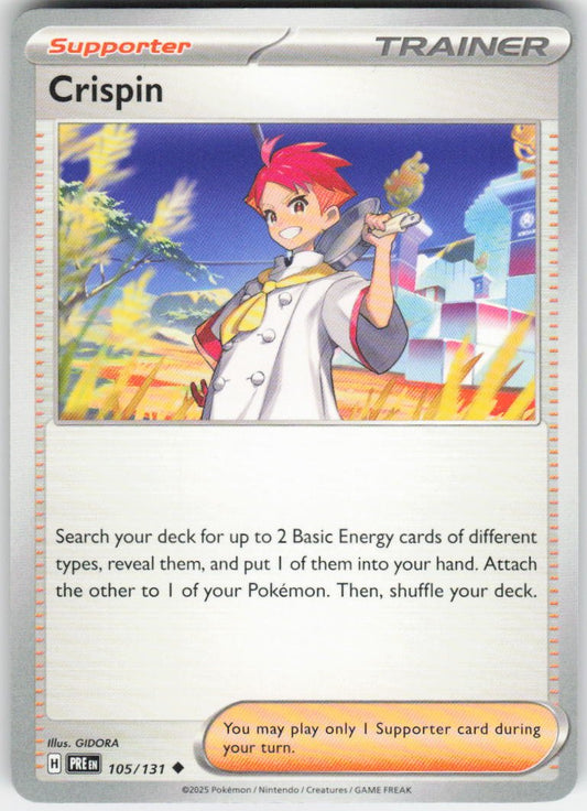 Crispin - Uncommon SV: Prismatic Evolutions 105/131 NM
