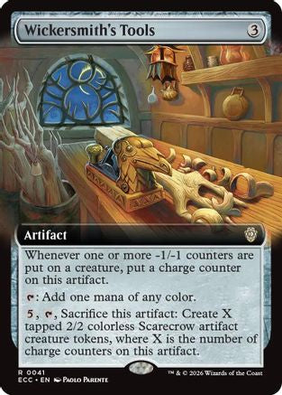 Wickersmith's Tools (Extended Art) 41 Rare Commander: Lorwyn Eclipsed NM/M