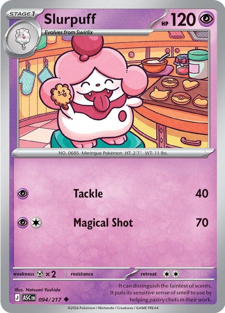 Slurpuff 094/217 Uncommon Ascended Heroes NM/M