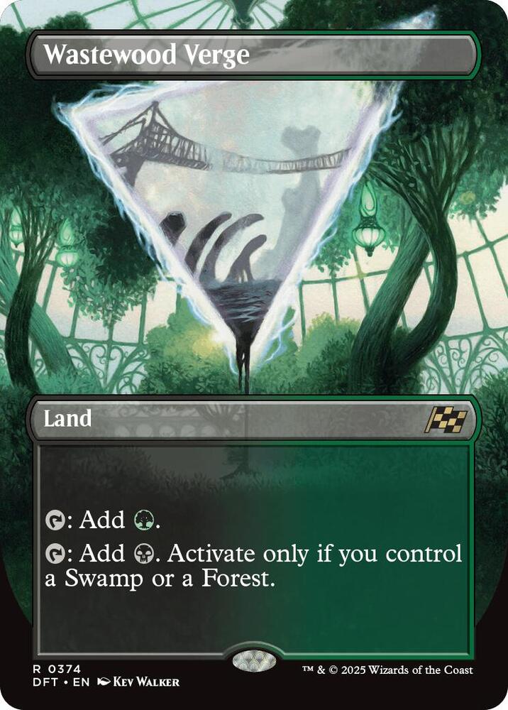 Wastewood Verge (Borderless) 374 Rare Aetherdrift NM/M