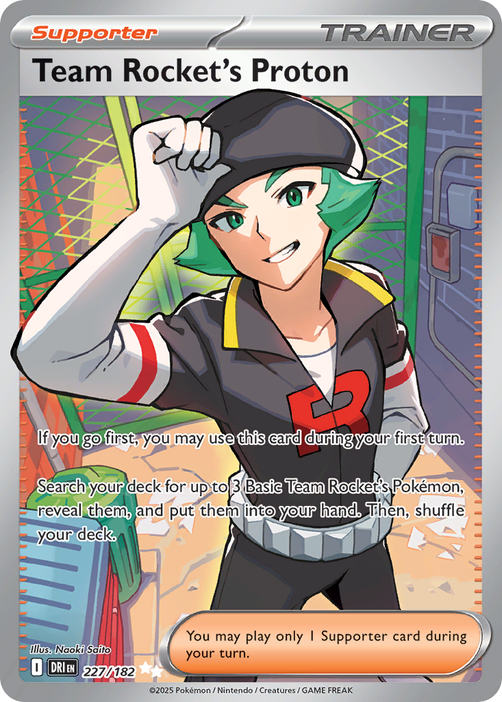Team Rocket's Proton 227/182 Ultra Rare Destined Rivals NM/M