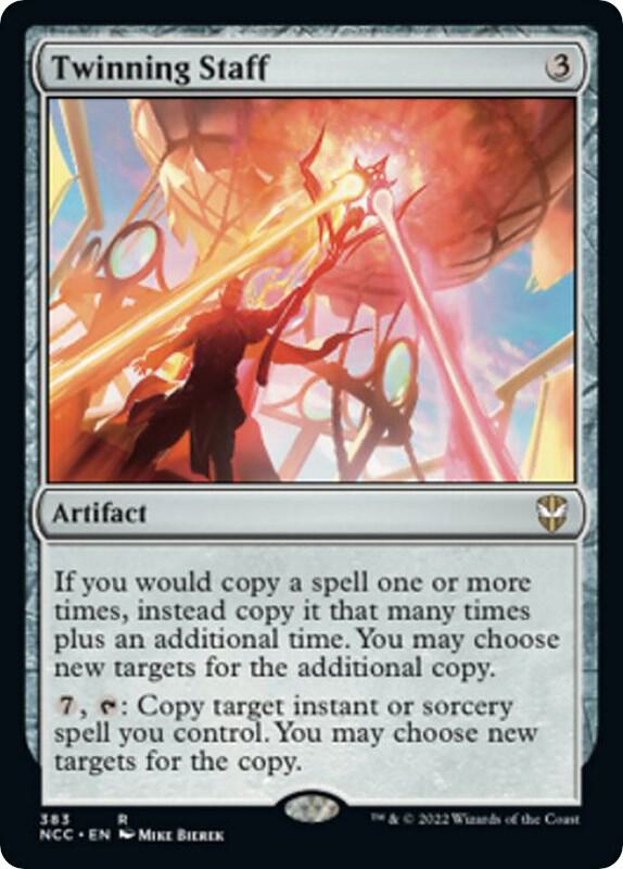 Twinning Staff 383 Rare Commander: Streets of New Capenna NM/M