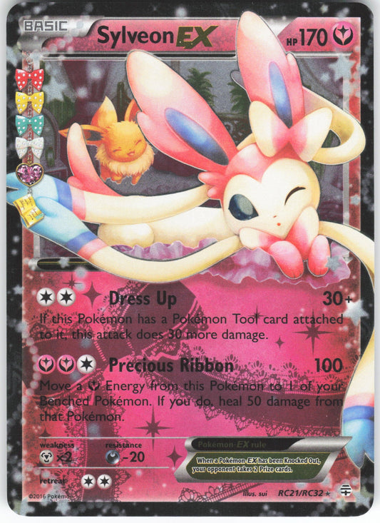 Sylveon EX Ultra Rare Generations: Radiant Collection RC21/RC32 LP