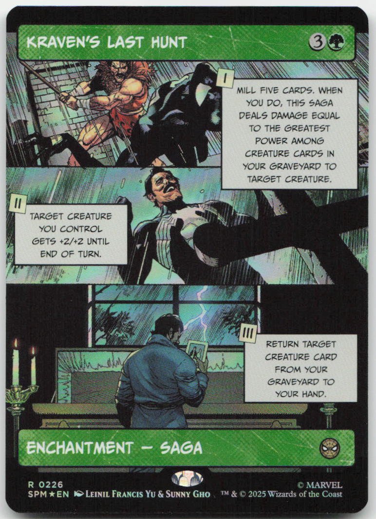 Kraven's Last Hunt (Borderless) R Marvel's Spider-Man 226 NM