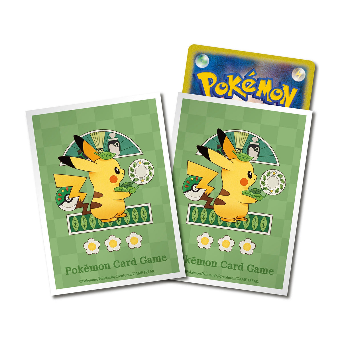 Cafe Chades Pikachu Deck Sleeves - Pokemon Center Exclusive