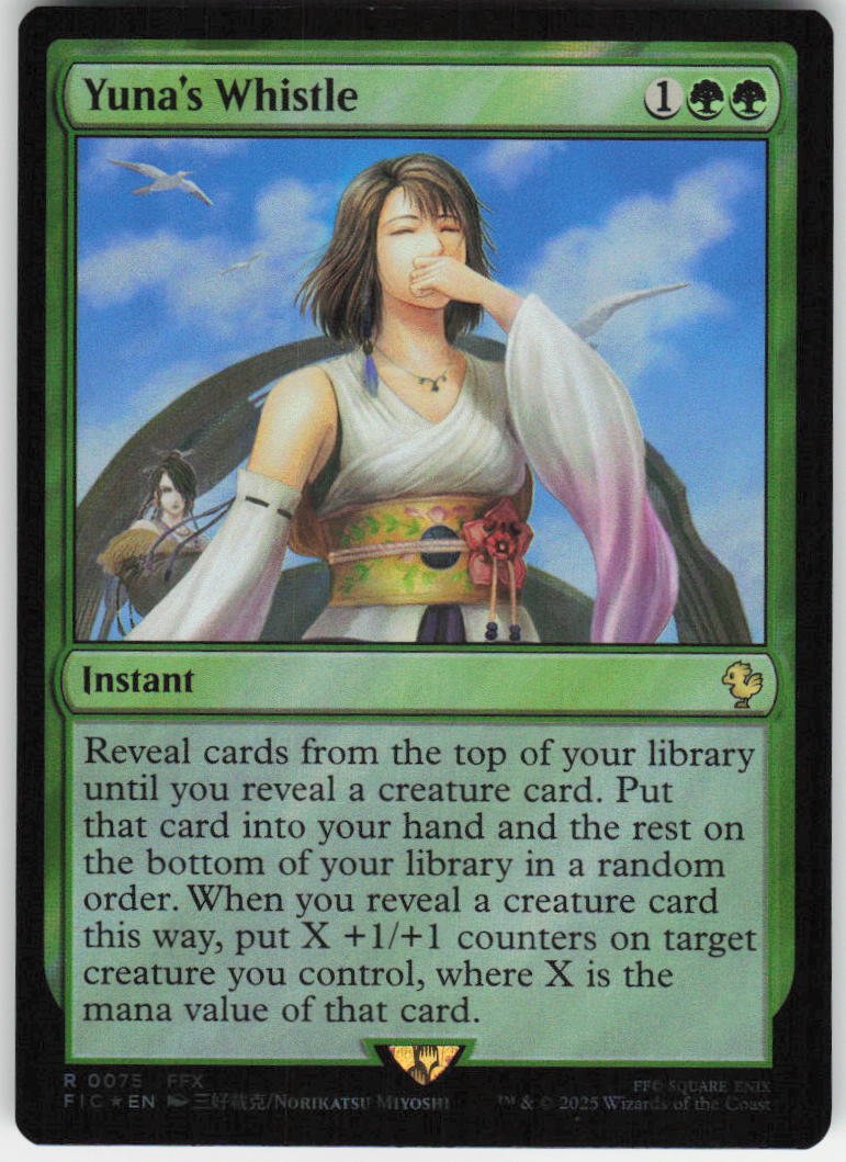 Yuna's Whistle (Surge Foil) R Commander: FINAL FANTASY 75 NM
