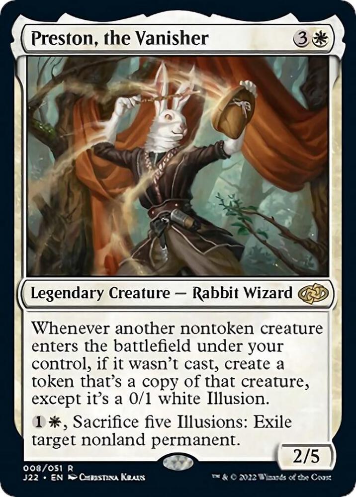 Preston, the Vanisher 8 Rare Jumpstart 2022 NM/M