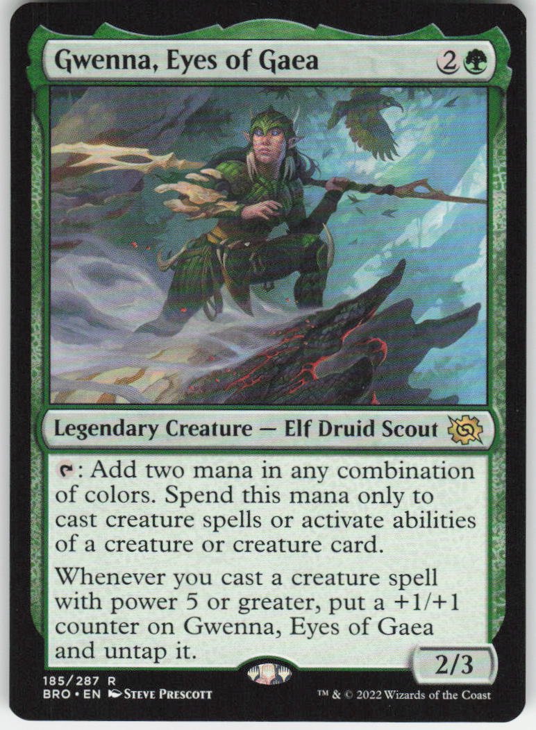 Gwenna, Eyes of Gaea R The Brothers' War 185 NM