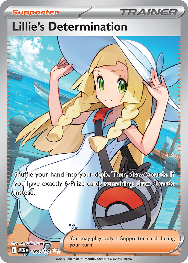 Lillie's Determination 169/132 Ultra Rare Mega Evolution NM/M