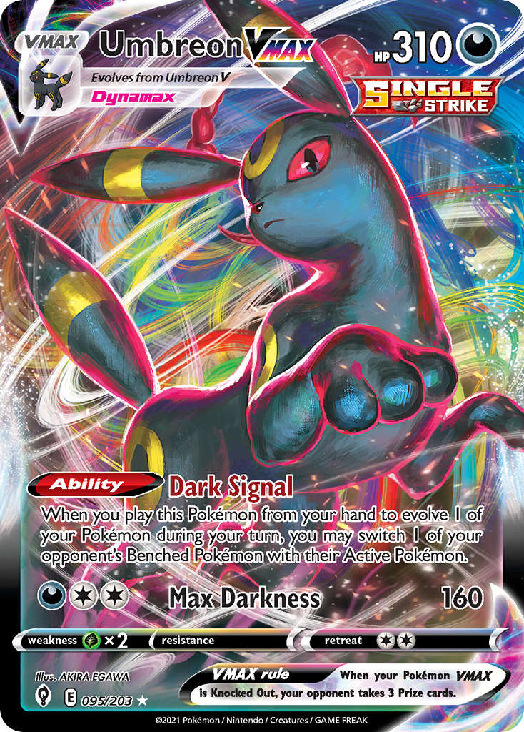 Umbreon VMAX 095/203 VMAX Rare Evolving Skies Holo NM/M