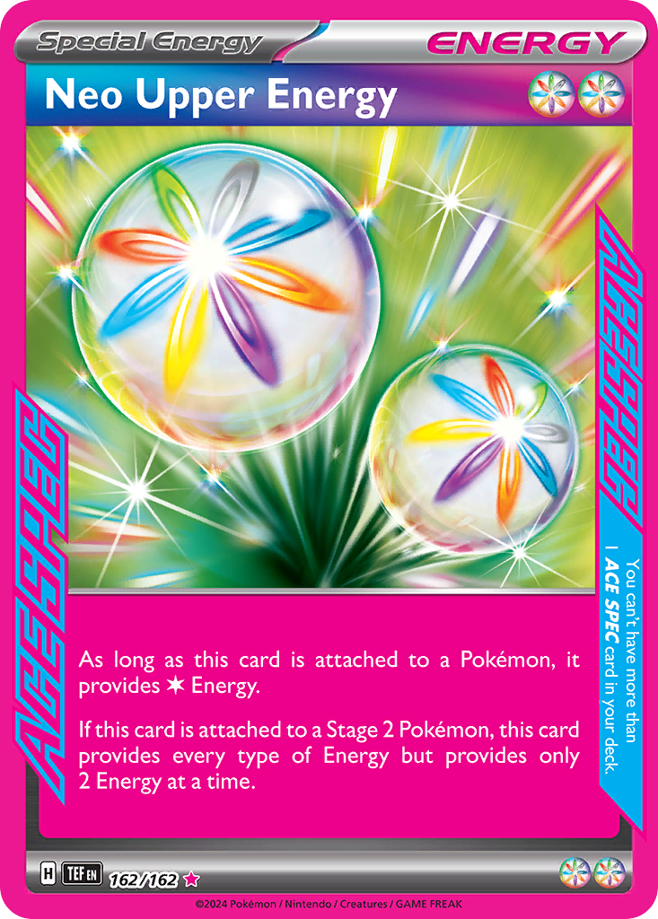 Neo Upper Energy 162/162 ACE SPEC Rare Temporal Forces NM/M