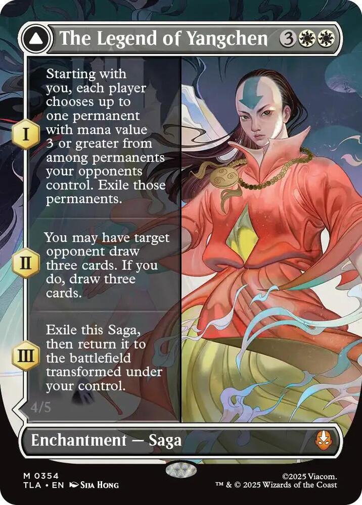 The Legend of Yangchen (Borderless) 354 Mythic Avatar: The Last Airbender NM/M