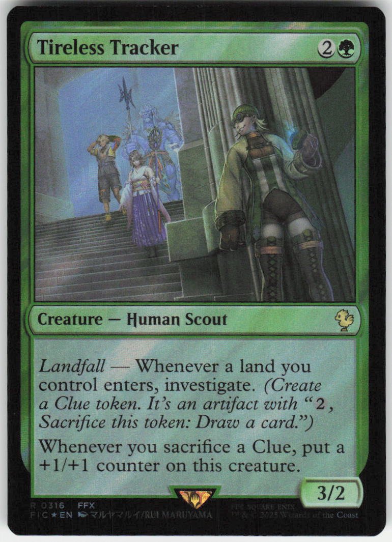 Tireless Tracker (Surge Foil) R Commander: FINAL FANTASY 316 NM