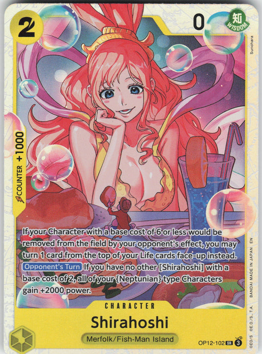 Shirahoshi SR Legacy of the Master OP12-102 NM