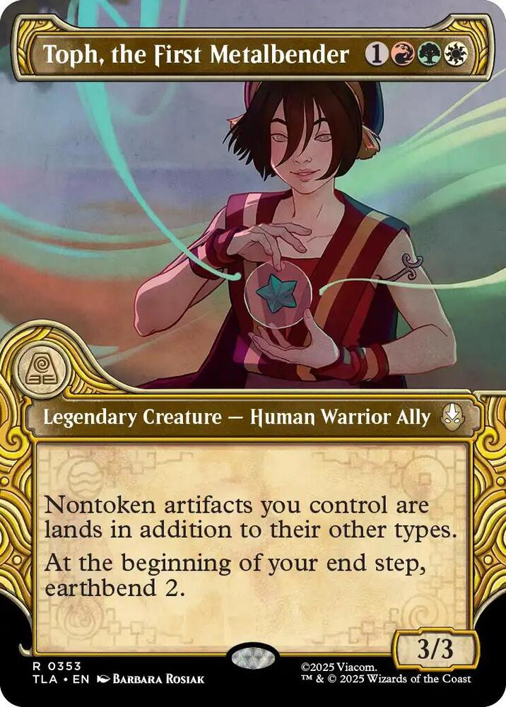 Toph, the First Metalbender (Showcase) 353 Avatar: The Last Airbender Foil NM/M