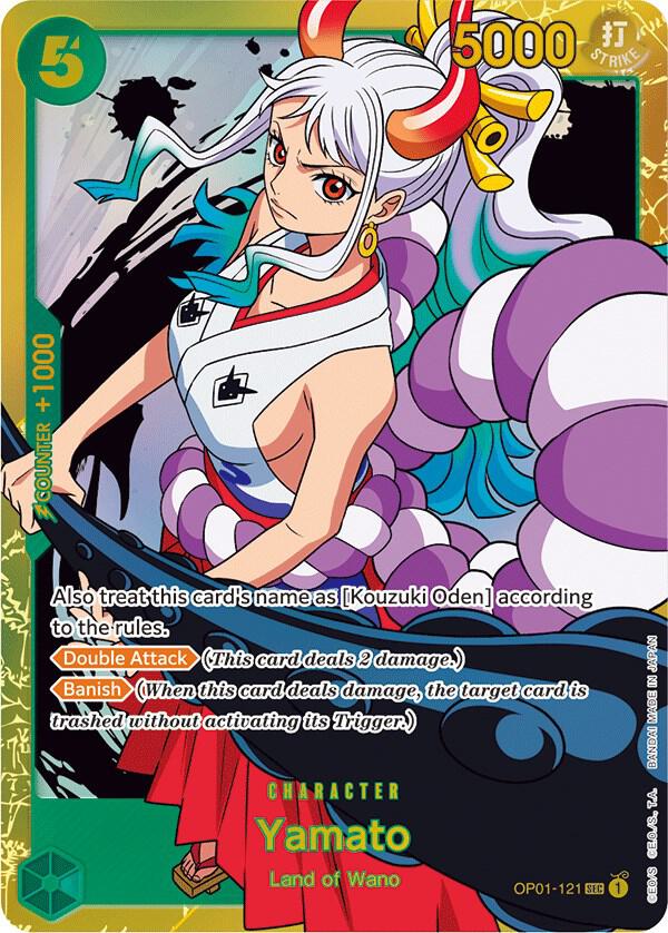 Yamato OP01-121 Secret Rare Romance Dawn NM/M