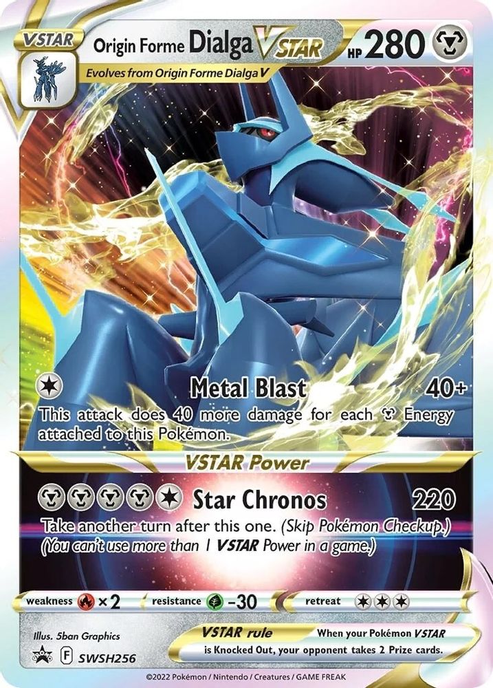 Origin Forme Dialga VSTAR SWSH256 Promo Sword & Shield Promo Holo NM/M