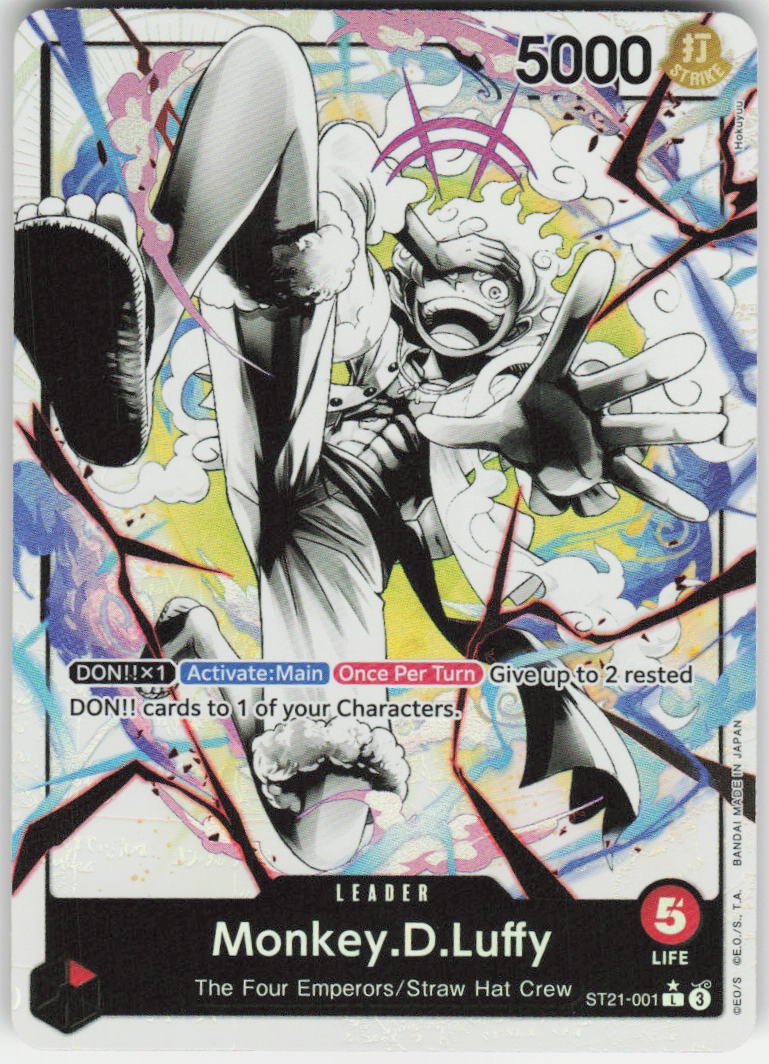 one piece tcg gear 5 luffy deck St21 Starter Deck BANDAI One Piece TCG: Gear 5 Starter Deck EX ST21 – Luffy  (Japanese) Queen Deck One Piece