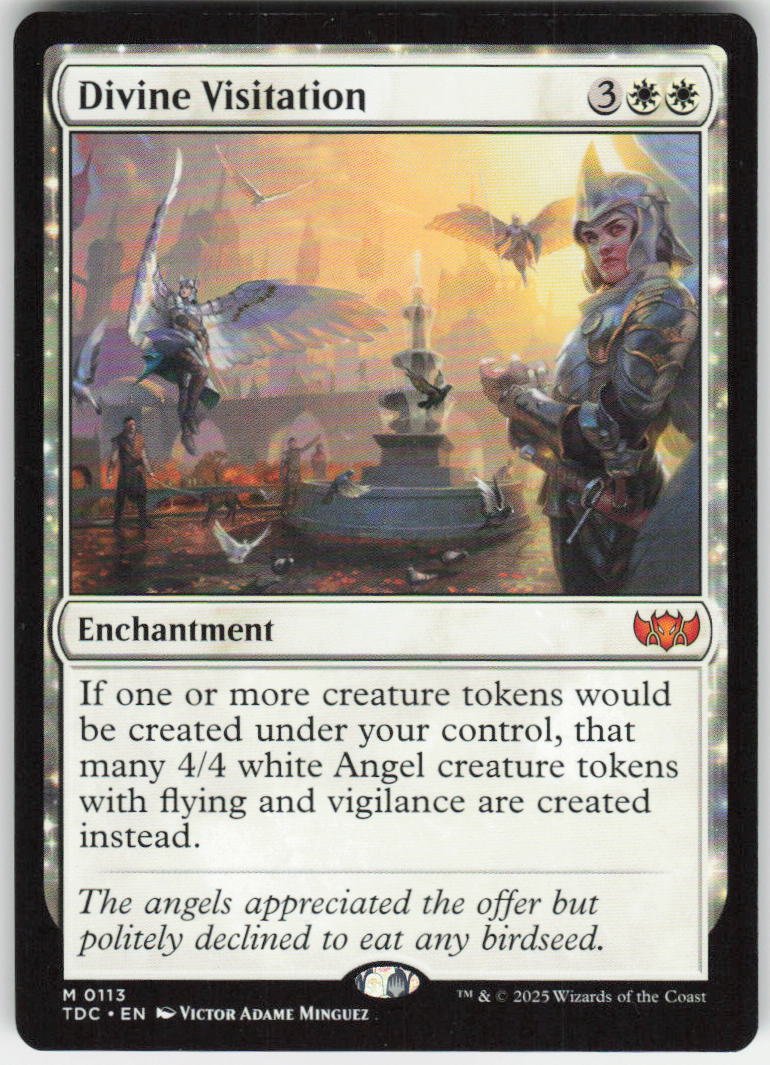 Divine Visitation M Commander: Tarkir: Dragonstorm 113 NM
