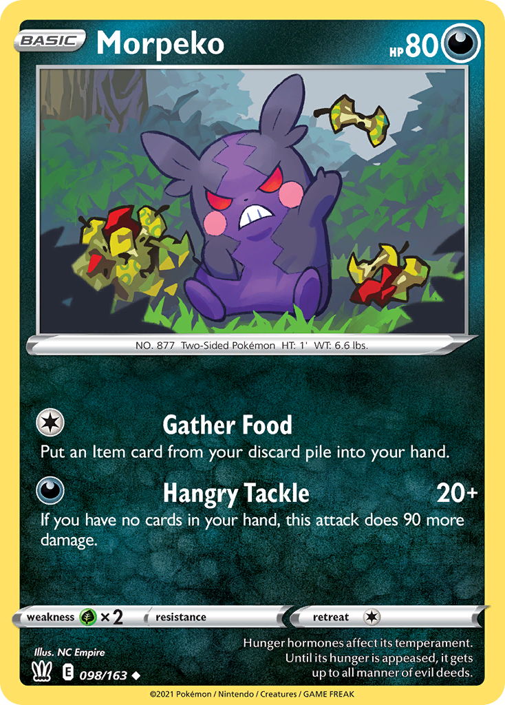 Morpeko 098/163 Uncommon Battle Styles NM/M