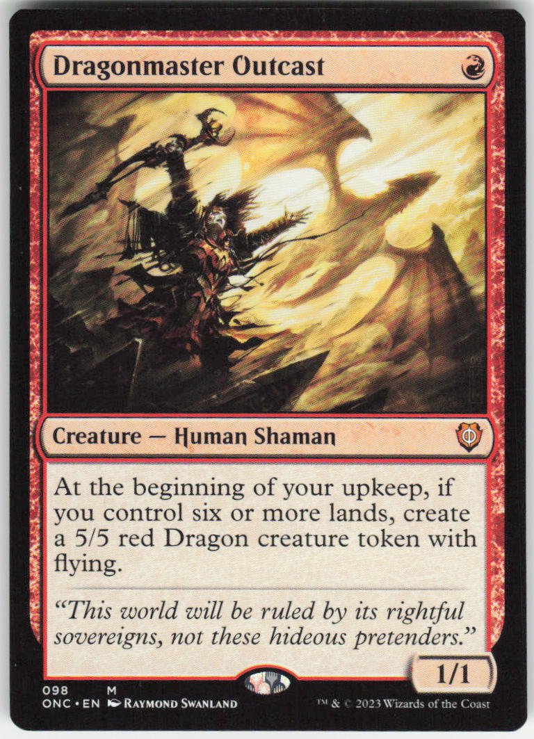 Dragonmaster Outcast M Starter Commander Decks 136 NM