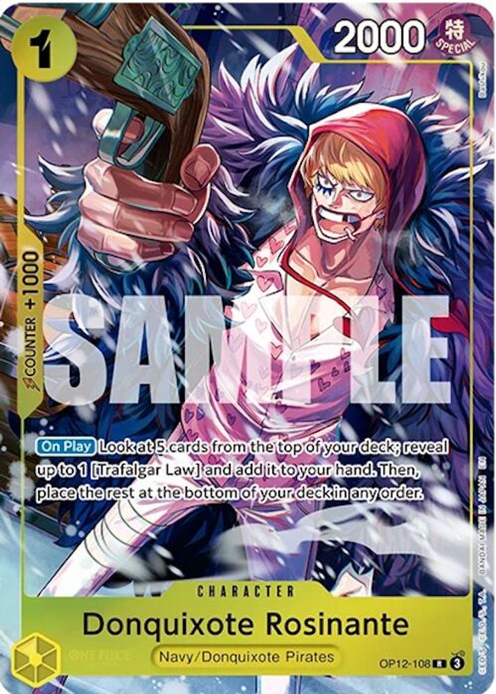Donquixote Rosinante (Illustration Box Vol.6) OP12-108 One Piece Promotion Cards NM/M