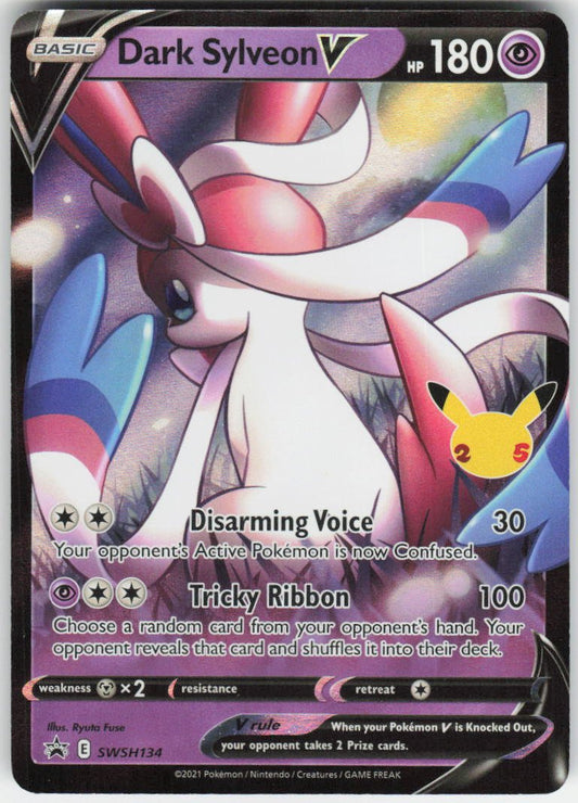 Dark Sylveon V - Promo SWSH: Sword & Shield Promo Cards SWSH134 NM