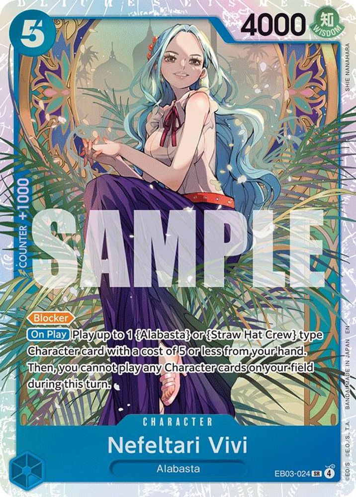 Nefeltari Vivi (024) EB03-024 Foil Extra Booster: One Piece Heroines Edition NM/M