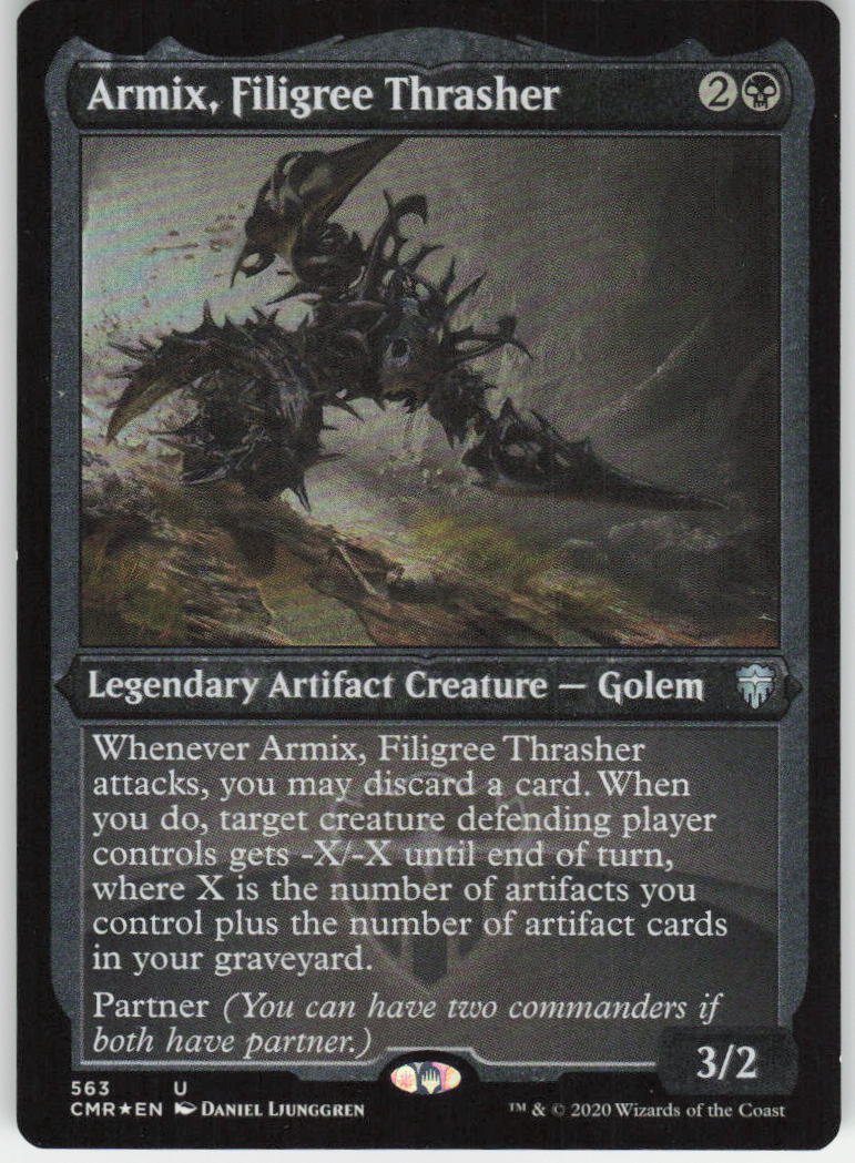 Armix, Filigree Thrasher (Foil Etched) U Commander Legends 563 NM