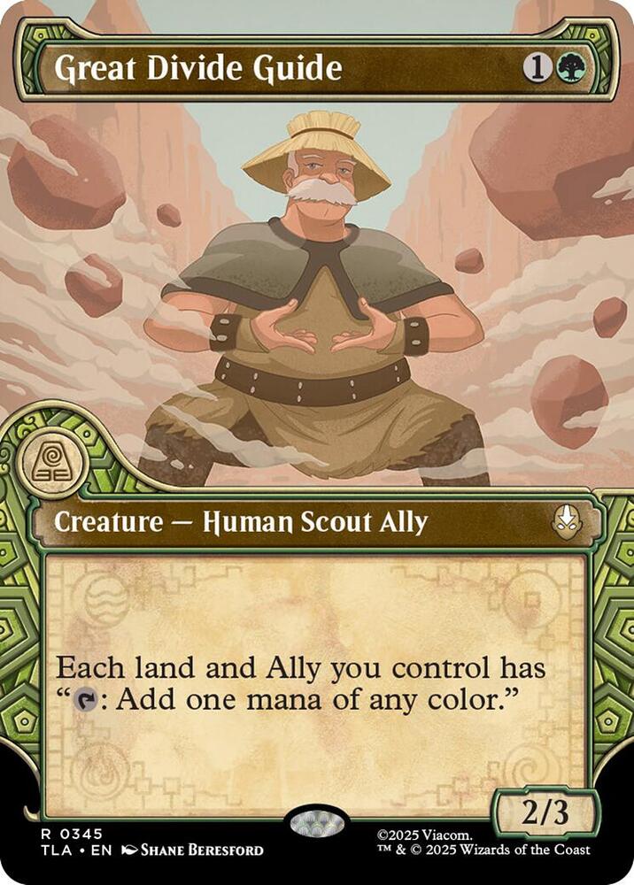 Great Divide Guide (Showcase) 345 Rare Avatar: The Last Airbender NM/M