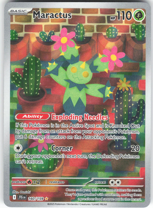 Maractus - Illustration Rare SV09: Journey Together 160/159 NM