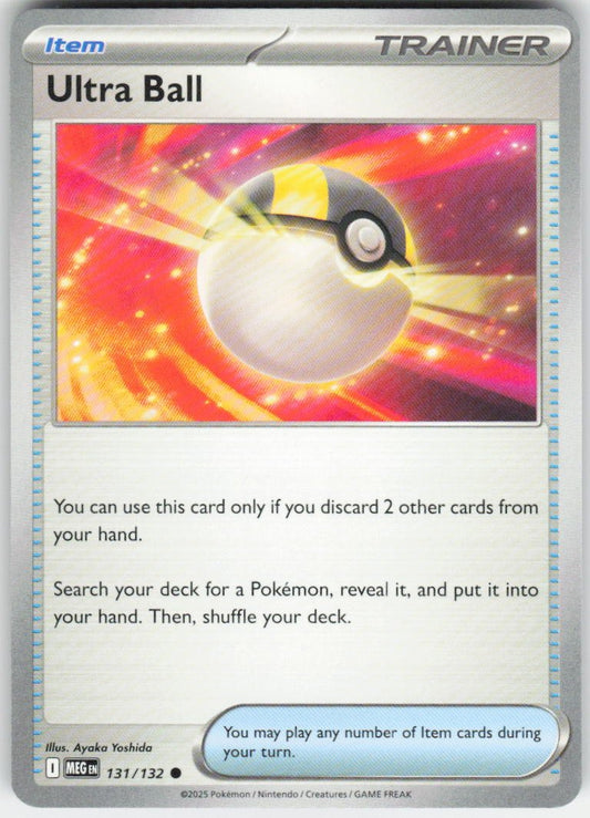 Ultra Ball Common ME01: Mega Evolution 131/132 NM