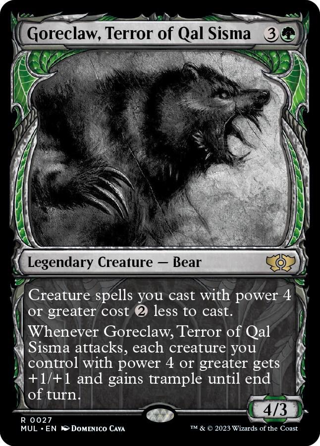 Goreclaw, Terror of Qal Sisma 27 March of the Machine: Multiverse Legends NM/M
