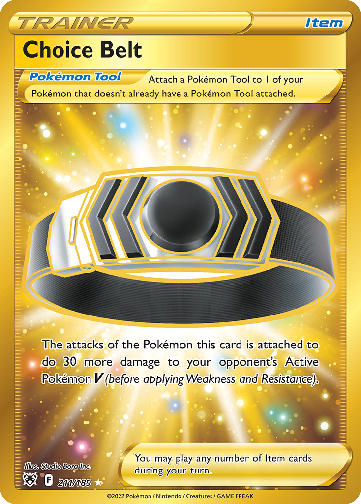 Choice Belt 211/189 Secret Rare Astral Radiance NM/M