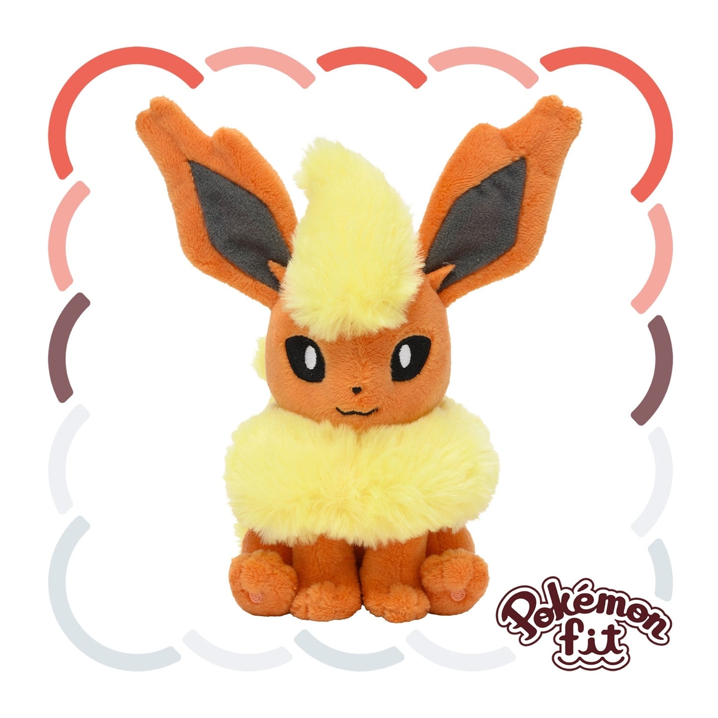 Pokemon Center Exclusive | Pokemon Fit Plush Toy - Flareon