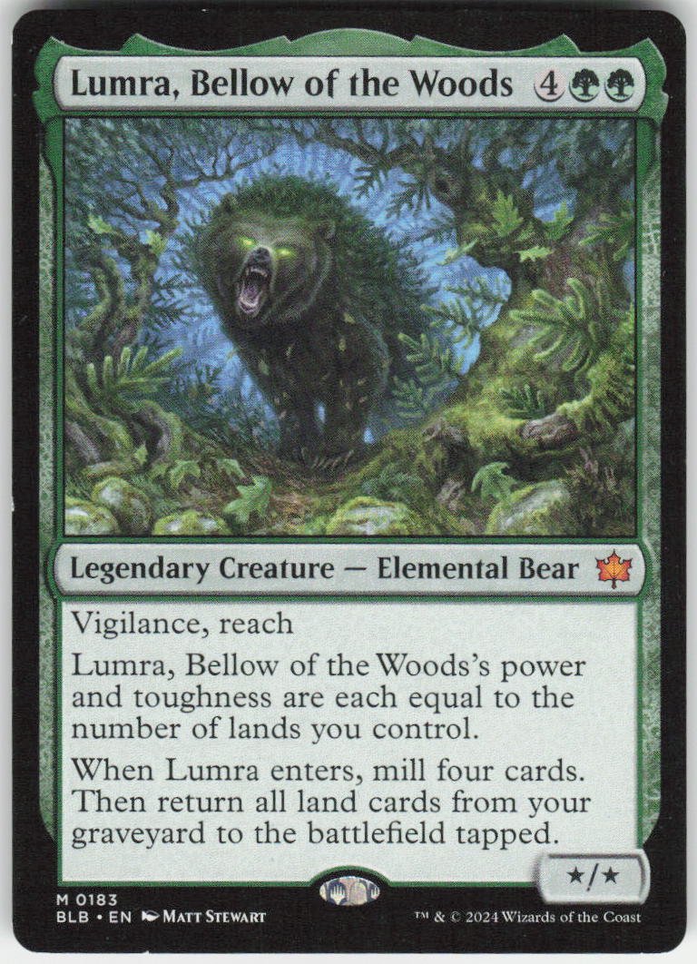 Lumra, Bellow of the Woods M Bloomburrow 183 NM