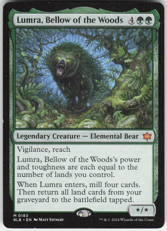 Lumra, Bellow of the Woods M Bloomburrow 183 NM