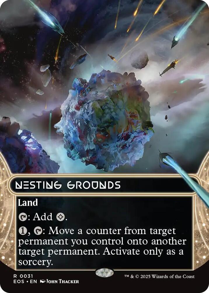 Nesting Grounds (0031) (Borderless) 31 Edge of Eternities: Stellar Sights Foil NM/M