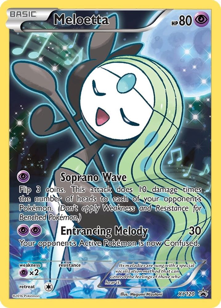 Meloetta XY120 Promo XY Promo Holo NM/M