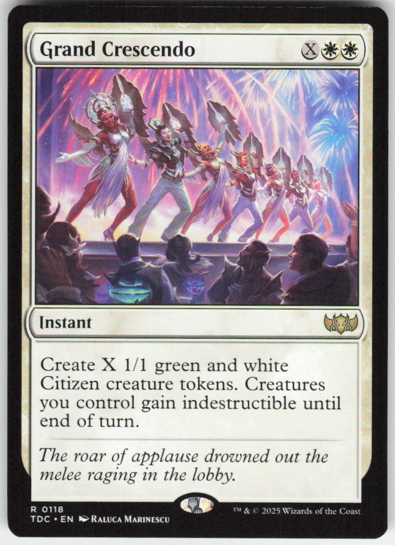 Grand Crescendo R Commander: Tarkir: Dragonstorm 118 NM