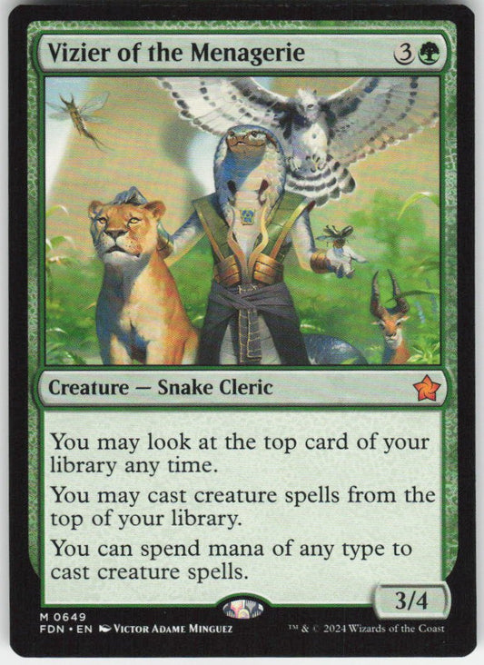 Vizier of the Menagerie M Foundations 649 NM