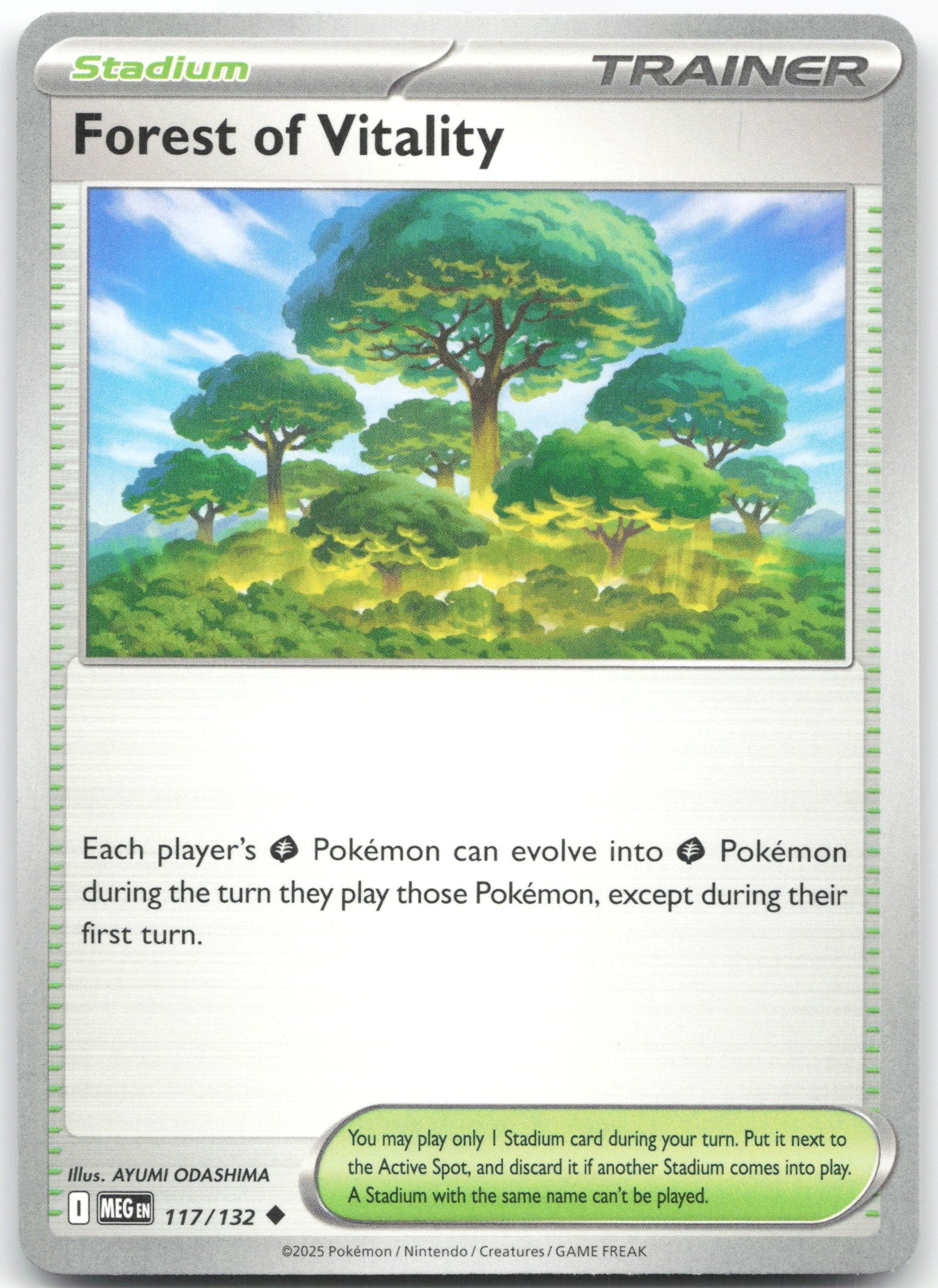Forest of Vitality Uncommon ME01: Mega Evolution 117/132 NM