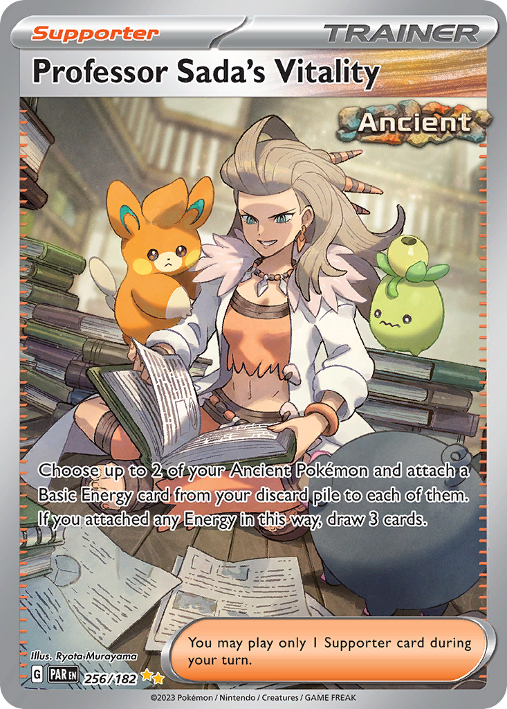 Professor Sada's Vitality 256/182 Special Illustration Rare Paradox Rift NM/M