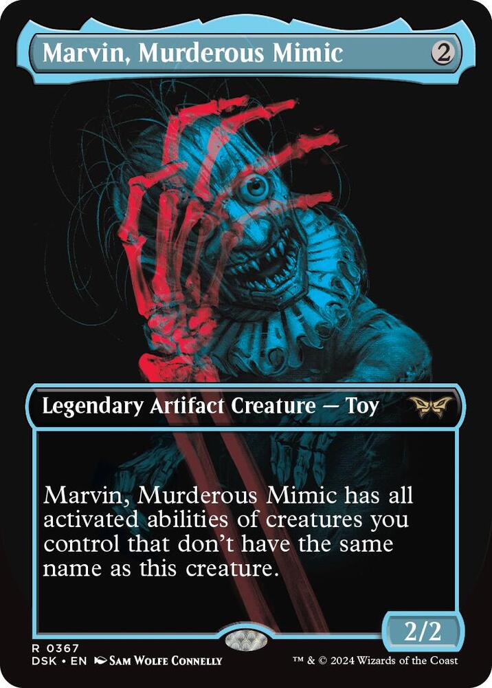 Marvin, Murderous Mimic (Showcase) 367 Rare Duskmourn: House of Horror NM/M